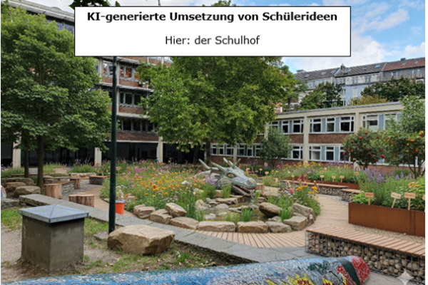KI-generierte Umsetzung von Schülerideen 1