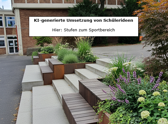 KI-generierte Umsetzung von Schülerideen 2